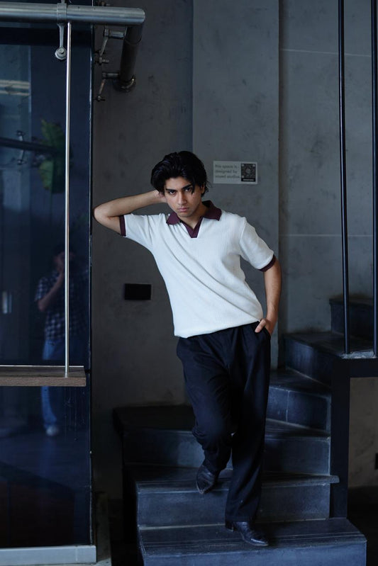 Oxford Contrast Polo