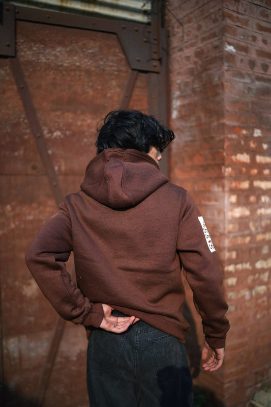 Brown hoodie fabric texture close up - Soch