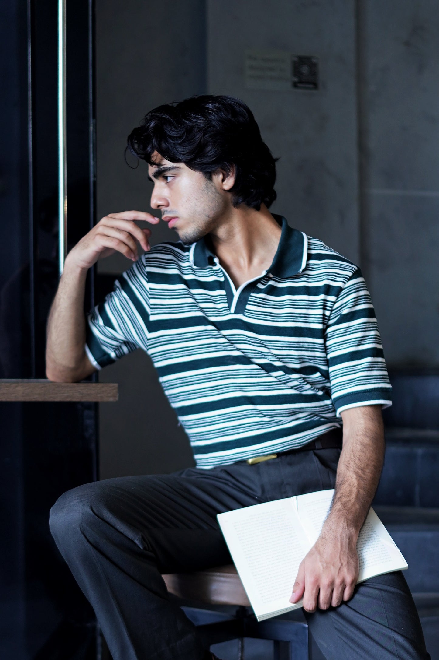 Hunter Striped Polo